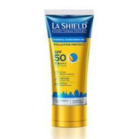 La Shield apsauga nuo taršos SPF 50 mineralinis apsauginis kremas-gelis nuo saulės PA+++ | Lengvas, be aliejaus, drėgmę suteikiantis | Atsparus vandeniui, patikrintas dermatologų | 50g