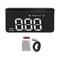 Automobilio HUD projekcinis ekranas, supaprastintas greičio valdymas, belaidis greičio rodymas, universalus, automobiliams, sunkvežimiams, motociklams, elektroniniai priedai