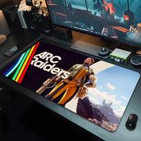 Žaidimų A-ARC Raiders pelės kilimėlis 80x40cm XL Užrakinti kraštai Paprastas biuro kompiuterio stalo kilimėlis Stalo klaviatūros Didelis pelės kilimėlis 600x300x2mm