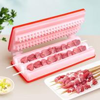Suncojia Double-Row Kebab Skewer Maker Box