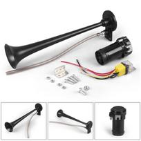 12V Car Truck Horn Trumpet Sound Signal Air Horn Tweeters Super Loud Metal Universal Single Compressor 180 Hertz Moto Boat