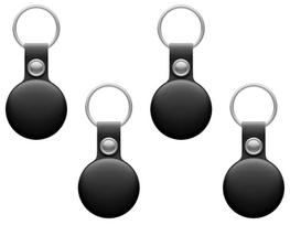 [Set of 4] For MiLi Smart Tag/LifeTag Case [HVUYAL] High-quality One Size juoda