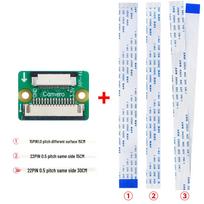 Raspberry Pi 5th Gen DSI Display & CSI Camera 22P to 15P Adapter with Cables