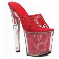 Moterų šokių platforma sandalai Batai 20 cm kulnas kulkšnis 10 cm platforma Sexy with Flower Rose Platforma YKC 34