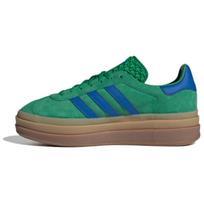 adidas Gazelle Bold Žalia Mėlyna Guma Moteriški Sportbačiai Tiekėjas-Spalva IE1370 39⅓
