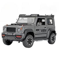 1/18 SUZUKI Jimny Off-Road Alloy Car Metalo Liejiniai & Žaislinės Transporto Priemonės Automobilio Modelis Vairas Garsas ir Šviesa Automobilio Žaislai Vaikams Dovanos pilka spalva