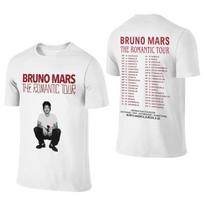 Summer Men Women Bruno Mars Pirnt Graphic Crew Neck Oversized Cotton T Shirt Tee Clothing Female Male Street Hip Hop Comfortable Short Sleeve 4XL