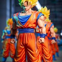JT Statulėlė Dragon Ball Z SSj1 Ssj2 Goku Figūrėlė Son Goku Super Saiyan Veiksmo Figūrėlės 30cm/11.81inch Kolekcinis Modelis Žaislai Dovanos no box