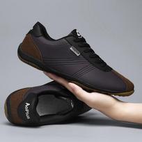 Dexun shoes Forrest Gump shoes new winter flat-bottomed sports and leisure board shoes retro lace-up shoes 39 tamsiai ruda spalva