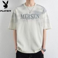 PLAYBOY 2026 Men's Summer Casual Loose Fit T-Shirt XL smėlis