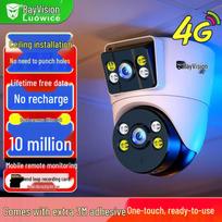 LVS 4G Outdoor Dual-Lens 360° PTZ Security Camera CN plug (adapter included)
