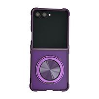 Applicable to Samsung Z FLIP7 CD pattern rotating bracket Z FLIP6 matte FLIP5 four corners anti-drop protective cover Samsung z flip7