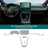 TPU Protective Film For TOYOTA RAV4 2024 2025 Car Interior Center Console TransparentAnti-scratch Repair Film Car Accessories A