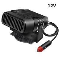 Automobilyje montuojamas šildytuvas 12V/24V automobilio šildytuvas Nešiojamas elektrinis aušinimo šildymo ventiliatorius Elektrinis džiovintuvas priekinis stiklas aprasojimo šalinimo atitirpiklis 12V
