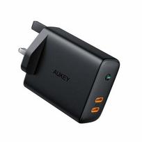 AUKEY PA-D2 mobile device charger for Netbook, Smartphone, Tablet. Black AC/DC Indoor Power Adapter