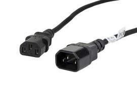 LANBERG CA-C13E-11CC-0018-BK power cable, black, 1.8 m, C13 coupler, C14 coupler