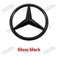 2025 Karštas Mercedes Benz 188MM 210MM ABS Automobilio Priekinės Grotelių Ženkliuko Lipdukas Decal Dangtelis Emblemos Aksesuarai Mercedes Benz AMG W 210mm