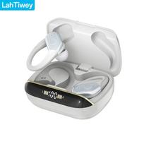 Wireless Earbuds Bluetooth Headphones, TWS Ear Buds with Deep Bass, 75H Playtime, Power Display, IPX7 Waterproof in Ear Earphone balta