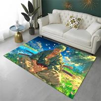 Anime Zoro One P-Piece Cartoon Carpet Rug for Playroom Bedroom Living Room Sofa Home Decor,kid Area Rug Non-slip Floor Mat 40x60cm
