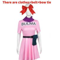 Dragon Ball Bulma Cosplay Costume For Halloween And Anime Con Events Made Of Polyester With Cute Style For Women L