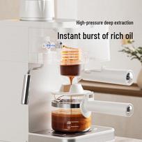 Qiwei Semi-Automatic Espresso Machine sidabro pilka spalva
