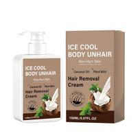 Gentle Full Body Hair Removal Cream for Arms Legs Underarms Smooth Moisturizing Clean Hair Removal Cream 150ml