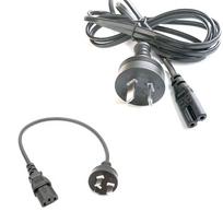 IRAM Argentina 3-Pin Clover Leaf Coffee Machine/Speaker Power Cord - 0.75, 1.0, 1.5 Sq mm. Argentina Power Cord