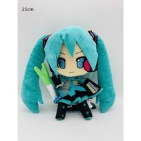 25cm Japoniško Anime Pliušinis Žaislas Hatsune Miku Pliušinė Lėlė Minkšta Pagalvė Ateities Lėlė Mielas Kalėdų Dovana Vaikams blue
