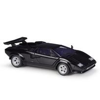 Welly 1/24 Lamborghini Countach  Alloy Sport Car Model Diecast Metal Car Vehicles Model High Simulation Children Toy Gift juoda