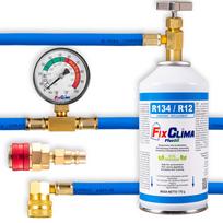 R134a Oro Kondicionieriaus Papildymo Rinkinys + Adapteris