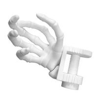 3D Printed Bone Hand Cup Holder, Skull Skeleton Hand Coaster for Desk, Halloween Gothic Drink Stand for balta