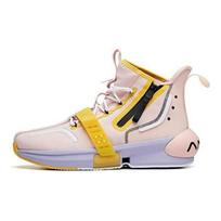 Dragon Ball Super x Anta Buu men high-top leather basketball shoes pink zipper slip-resistant durable 112011619-6 44.5