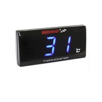 KOSO Slimline vandens termometras Temperatūros matuoklis LED ekranas 10 mm sriegio daviklis Vandeniu aušinamam varikliui JOG WISP RSZ Red front display
