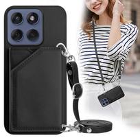 Applicable to Google Pixel 9A mobile phone case Moto Edge 60 Stylus solid color skin card bag diagonal span rope Moto Edge Stylus 5G/Edge 60 Stylus