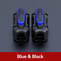 2 vnt. universalių motociklų apsauginių strypų blokai, variklio apsauga, buferio apsauga, tinka Honda, BMW, KAWASAKI, 20 mm / 24 mm / 26 mm vamzdžiams 2