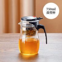 750ML Karščiui atsparus stiklinis arbatinukas Puer virdulys Arbatos užplikiklis Filtras Aukštas borosilikatinis Kaitinamas Kinų Gung Fu Arbatos reikmenys Gėlių vazonas