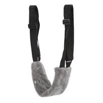 Šuns diržas Minkštas sustorintas reguliuojamas pagalbinis augintinio kėlimo atraminis diržas užpakalinėms kojoms reabilituoti XL S(for 2-4kg) black