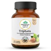TATA Organic India Triphala Capsules 60 Caps for Digestion, Gut Health, Colon Support, Immune Boost, Natural Antioxidants