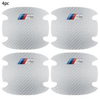 4 vnt. Automobilio durų rankenėlių apsauginės lipdukai BMW M G30 G32 G01 G02 G05 G06 G07 G26 G23 G22 F40 F20 G08 G16 M3 Silver-4pcs