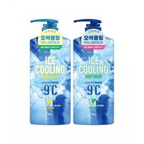 OntheBody [optional] Ice Cooling Glacier Water Body Wash 1000g X 2  Lemon Mint Scent pepperMint Scent Lemon mint flavor 1000g x 2