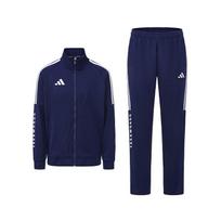 Adidas Taekwondo 3-Stripes Classic Retro Straight Leg Pants Jacket Two-Piece Casual Sports Suit Unisex suit Navy-Blue TR30JR1TK-DBW+TR30PR1TK-DBW S