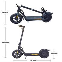 Electric Scooter EMOKO A19 500W 12 inch Electric Scooter 35km/h 36V 15Ah Battery Intelligent APP Control New Scooter Range 50km 500W 36V 15AH (Fold) juoda