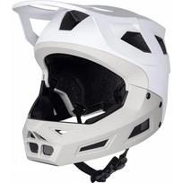 Šalmas FORCE Drop Downhill // dydis: XS - S (51-54 cm) (balta/pilka)