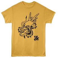 Bruce Lee - 85th Anniversary Dragon - American Classics - Orange Front Print Adu 110