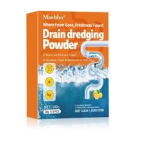 6 Pack Clearance Pipe Cleaning Powder Sewer Cleaning Powder Pipe Dredging Powder Floor Oil Blockage Dissolving Deodorizing New 1pcs