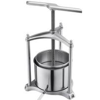 Fruit Wine Press, 1.6 Gallon/6L, Stainless Steel Manual Juice Maker with Powerful T-Shaped Handle, Juice Making for Apple/Grape/Orange/Berry,