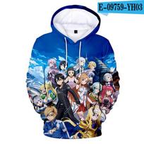 Anime kardo menas internete 3D Harajuku megztinis su gobtuvu berniuko mados megztinis rudens treniruočių džemperis 6XL