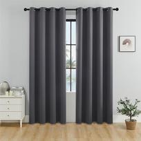 Didelio tankio audinys 100% užtemdantys užuolaidos Termoizoliuotos nuo saulės apsaugančios užuolaidos su žiedais viršuje Miegamojo Svetainės dekoras 132Cm * 114cm 0.42kg