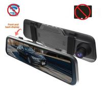 1/2/3 Kanalo WiFi Vaizdo registratorius Automobilio Veidrodėlis DVR HD 2K Jutiklinis Ekranas Prietaisų Skydelio Kamera Priekinė Vidinis Galinis 170 Laipsnių Plataus Kampo Atbulinės Eigos Vaizdas 1 Lens juoda