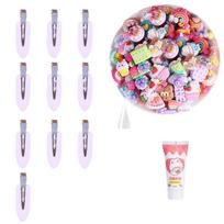 Resin Hair Clip Assortment Handcrafts Pins DIY Set for DIY Decorating